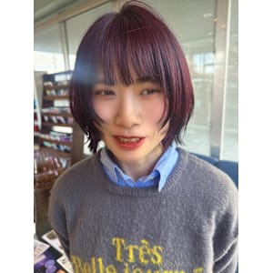 エンドカラー×ボルドー