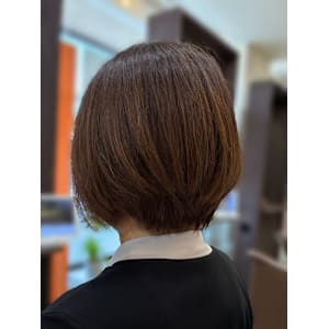 お手入れ簡単！すっきりショートボブ 30代/40代/50代
