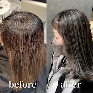 白髪ぼかし細めハイライト30代40代50代【藤沢　藤沢駅】 - STELLA by KENJE【ステラバイケンジ】掲載中