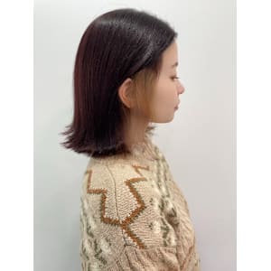 インナーカラー　ベージュ