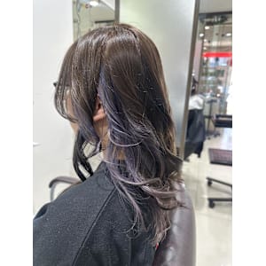 インナーカラー(紫)