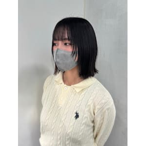 ボブ切りっぱなしボブレイヤーボブフェイスレイヤー