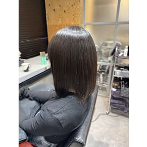 乾かすだけでまとまる縮毛矯正