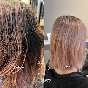 派手髪・ハイトーンカラー・デザインカラー・ブリーチ専門美容室
