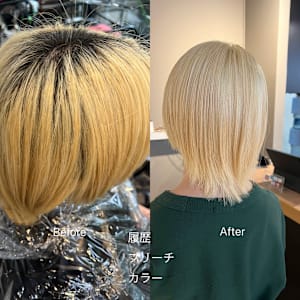 派手髪・ハイトーンカラー・デザインカラー・ブリーチ専門美容室