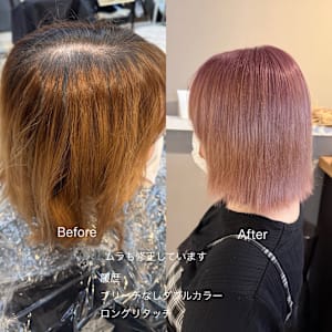 派手髪・ハイトーンカラー・デザインカラー・ブリーチ専門美容室