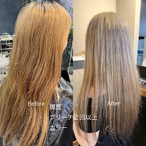 派手髪・ハイトーンカラー・デザインカラー・ブリーチ専門美容室