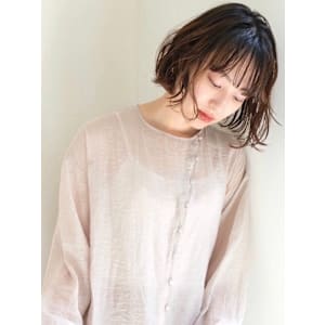 【kiji】くせ毛風カジュアルパーマボブ　＃久屋大通＃丸の内