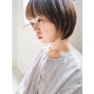 【kiji】インナーカラーショートボブ　＃久屋大通＃丸の内