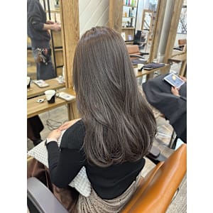 ヘーゼルベージュ/オリーブベージュ/韓国/髪質改善