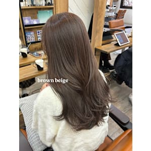 ブラウンベージュ/オリーブベージュ/髪質改善/ヨシンモリ