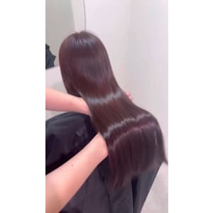 髪質改善inカラー/ボルドーレッド