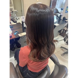 艶カラー/ケアカラー/ナチュラルブラウン/池袋カラー