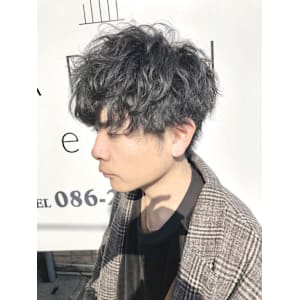 マッシュ　スパイラルパーマ　シャドウパーマ