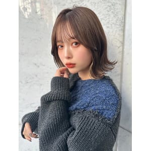 髪質改善グレージュアッシュボブ美髪*Zina