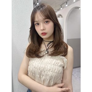 髪質改善毛先重めワンレンロング美髪*Zina