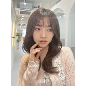 髪質改善韓国風レイヤーセミロング美髪*Zina