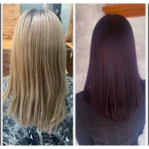 ブリーチやめたい方向け暗めカラー