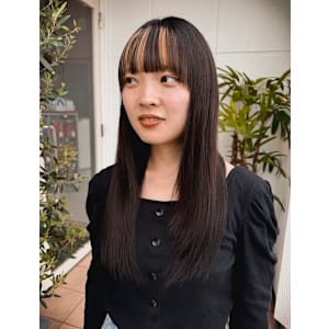 【るん】バングインナー/デザインカラー