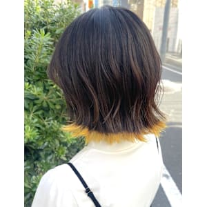 個性派すそカラーイエロー　エンドカラー - MANOHARU【マノハル】掲載中