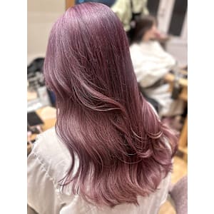 バーガンディダブルカラーチェリーピンクラベンダーピンク　