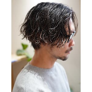 波巻きスパイラルパーマツイストスパイラルパーマスパイラル