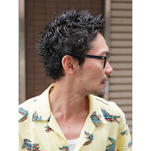 大人スパーキーショートパーマツイスト