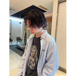 センターパートスパイラル