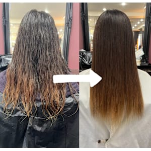 髪質改善ストレート