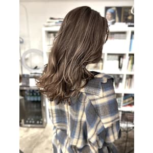 レイヤーカット/ハイライト/グレージュ/髪質改善/ブリーチ