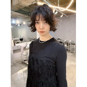 ボブに韓国風の抜け感パーマ【高橋賢吾】 - イトシテ【イトシテ】掲載中