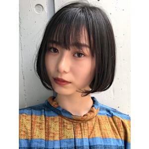 前下がりショート・ボブ/絶壁解消/前髪あり/40代/30代 - INCEPTION  GINZA 銀座【インセプション】掲載中