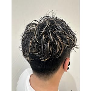 メンズパーマハイライト - Ash 八王子店【アッシュハチオウジテン】掲載中