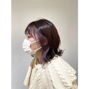 ピンクブラウン×ラベンダー　　　　　　　　　　