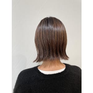 【ボブ】じっくり育てた白髪染め✨