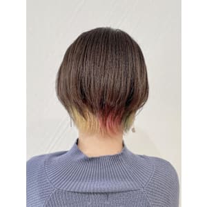 カラフルインナーカラー⭐︎ショートスタイル