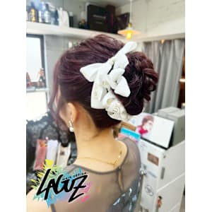 【ヘアセット】華やかさを兼ね備えたリボンエレガントアップ - LAGUZ 茅ヶ崎 髪質改善 ヘアアレンジ【ラグズ チガサキ カミシツカイゼン ヘアアレンジ】掲載中