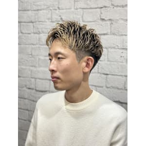 メッシュツーブロックショート