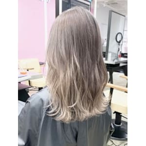 ホワイトベージュ/セミディ