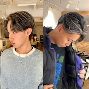 メンズメッシュ/2パターン - Hair Salon Mimosa Works【ヘアサロンミモザワークス】掲載中