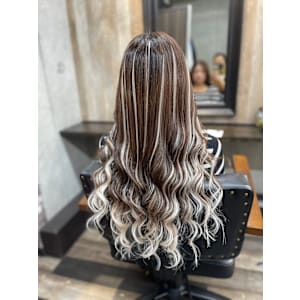 グラデーションカラー/シールエクステ/バレイヤージュ