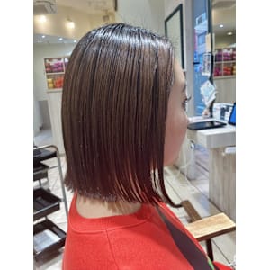 美髪矯正/きりっぱなしボブ