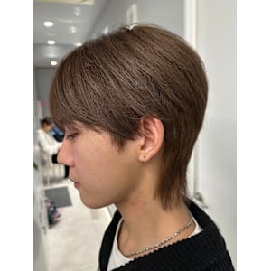 韓国ウルフ/メンズ韓国ヘア/ダウンパーマ/ニュアンスパーマ