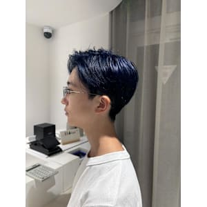 メンズブリーチ/ネイビーカラー/ダブルカラー - Eleanor spa&treatment 立川北口【エレノア スパアンドトリートメント タチカワキタグチ】掲載中