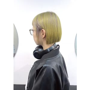 デザインカラー/コンパクトボブ/ボブカット/ボブ