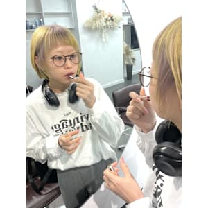 前髪カット/ボブ/顔周りレイヤー/デザインカラー