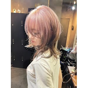 ルーツカラー　ケアブリーチ　ブリーチカラー　原宿/表参道 - Null 原宿店 デザインカラー/ダブルカラー【ヌルハラジュクテン デザインカラー ダブルカラー】掲載中