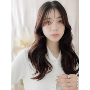 かき上げバング大人美人モテ髪韓国風巻き　チャコールグレー - COVER HAIR bliss【カバーヘア ブリス】志木/志木南口駅前店【カバーヘア ブリス シキ シキミナミグチエキマエテン】掲載中