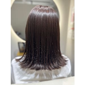 メテオカラー×外はねボブ  『銀座/個室』