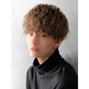 men's salon L-MARK 天王寺 メンズパーマ